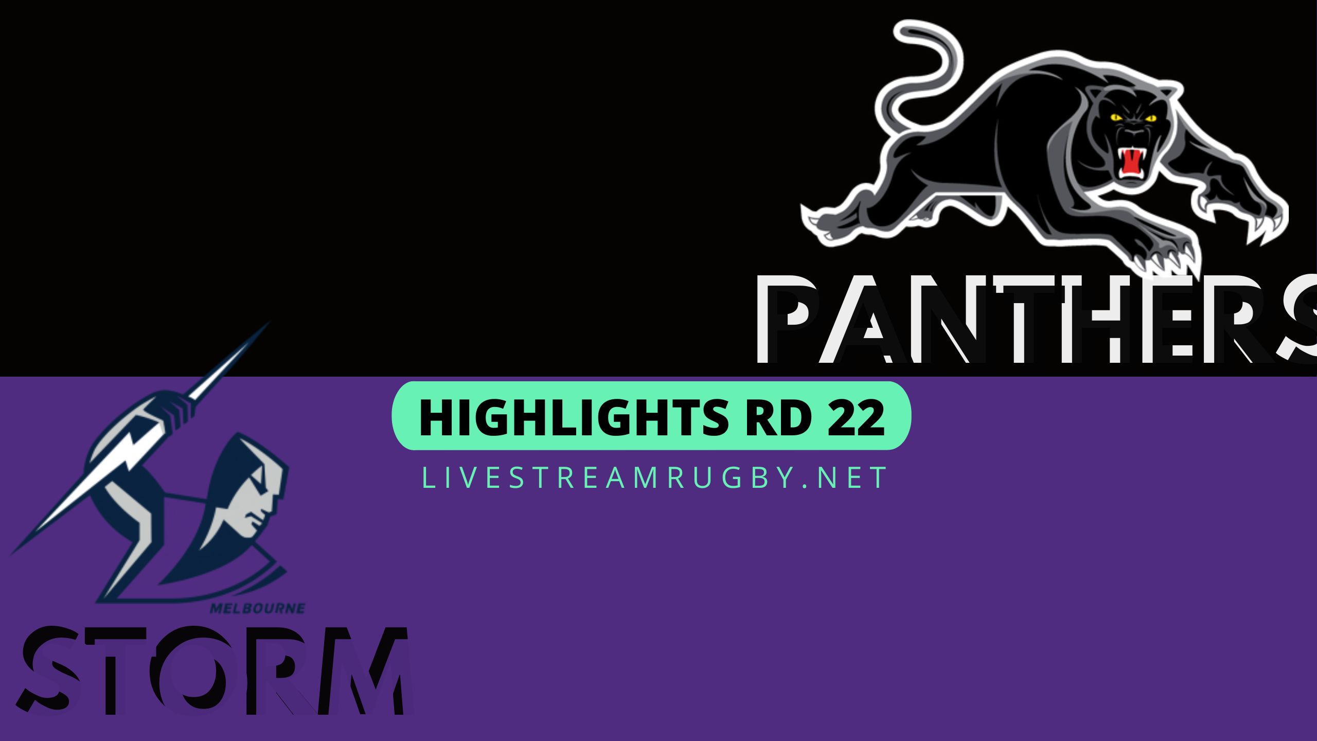 Panthers Vs Storm Highlights 2022 Rd 22 NRL Rugby