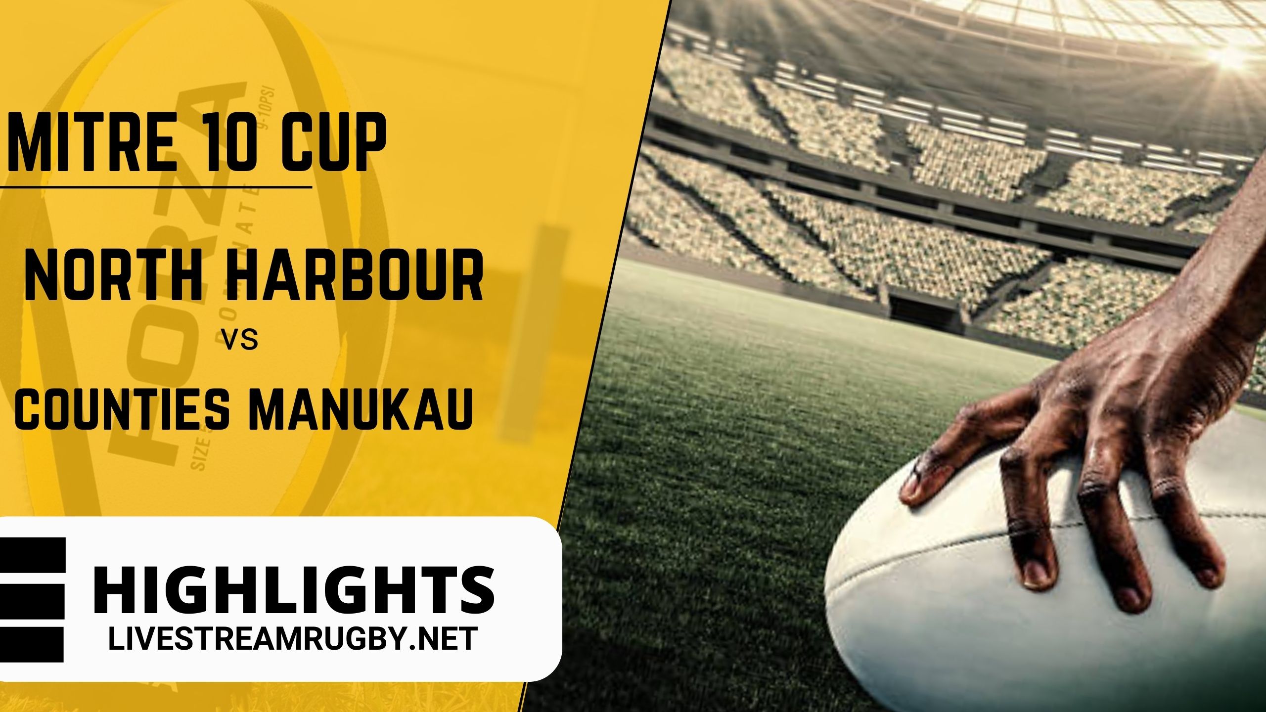 North Harbour V Counties Manukau 2022 Highlights Rd 5